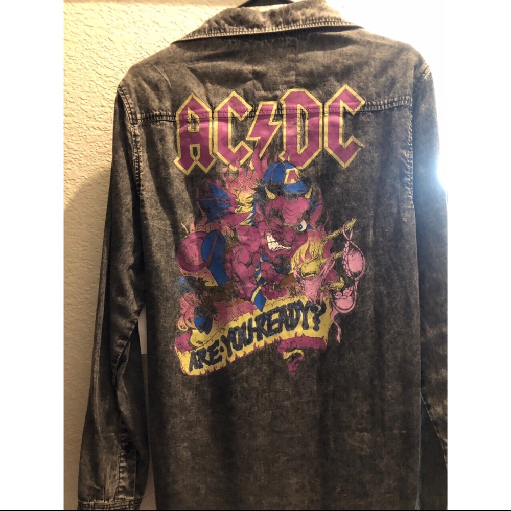 AC/DC Denim Shirt M